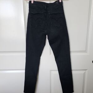 Levi's Women's Dark Gray/Black High Rise Skinny Jeans